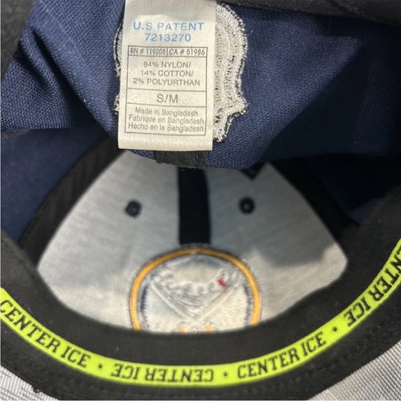 Buffalo Sabres Reebok Center Ice Collection Fitted Hat Sz Sm/Med Embroidered Y2K - Picture 8 of 8